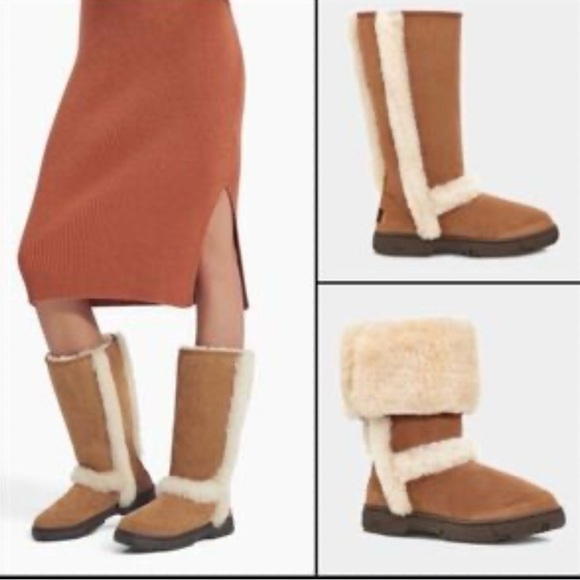 UGG sunburts tall woman’s boots - Picture 1 of 11